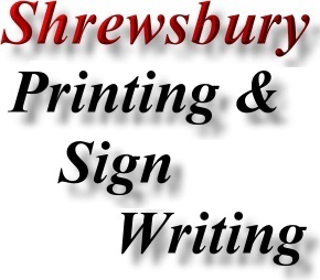 Shrewsbury Shrops Printing and Sign Writing Directory Marketing