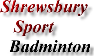 Shrewsbury Shrops Sports promotion - badminton
