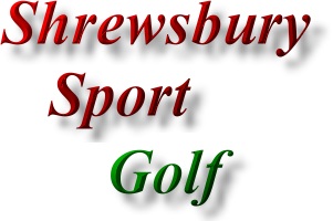 Shrewsbury Shrops Sports promotion - golf